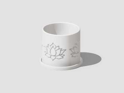 Lotus Flower Pot with Drainage