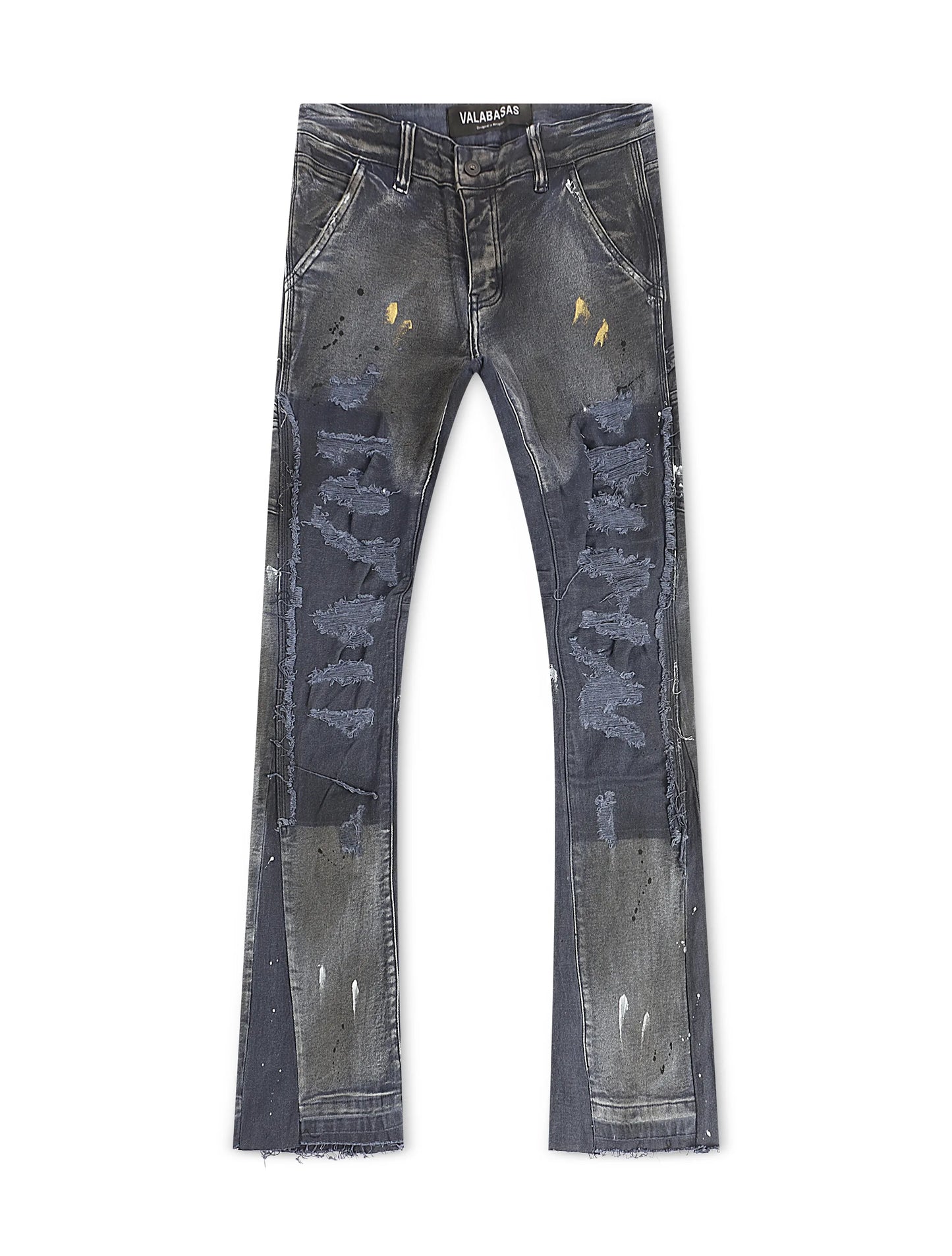 Valabasas Stellar Night Stacked Jeans - Dark Blue