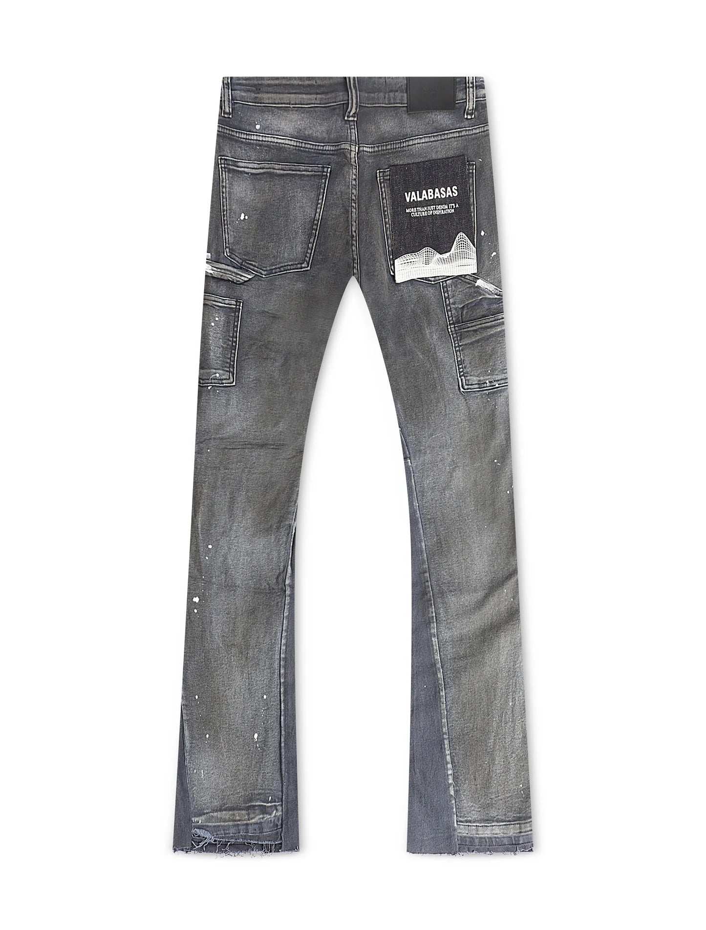 Valabasas Stellar Night Stacked Jeans - Dark Blue