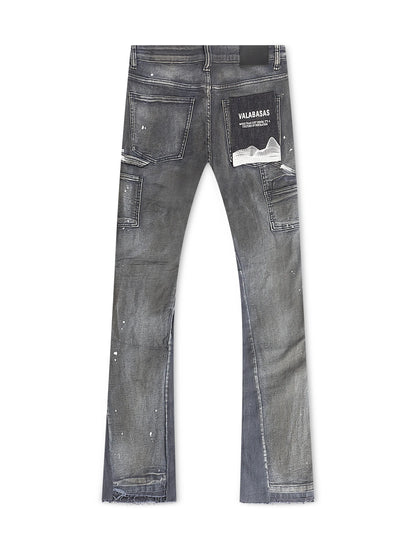 Valabasas Stellar Night Stacked Jeans - Dark Blue