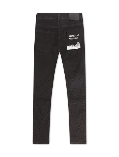 Valabasas Drift Skinny Jeans - Jet Black