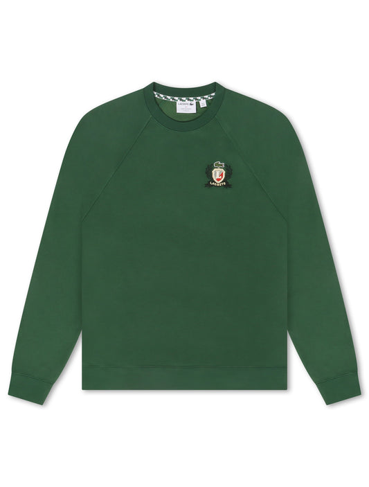 Lacoste Embroidered Shield Sweatshirt - Green
