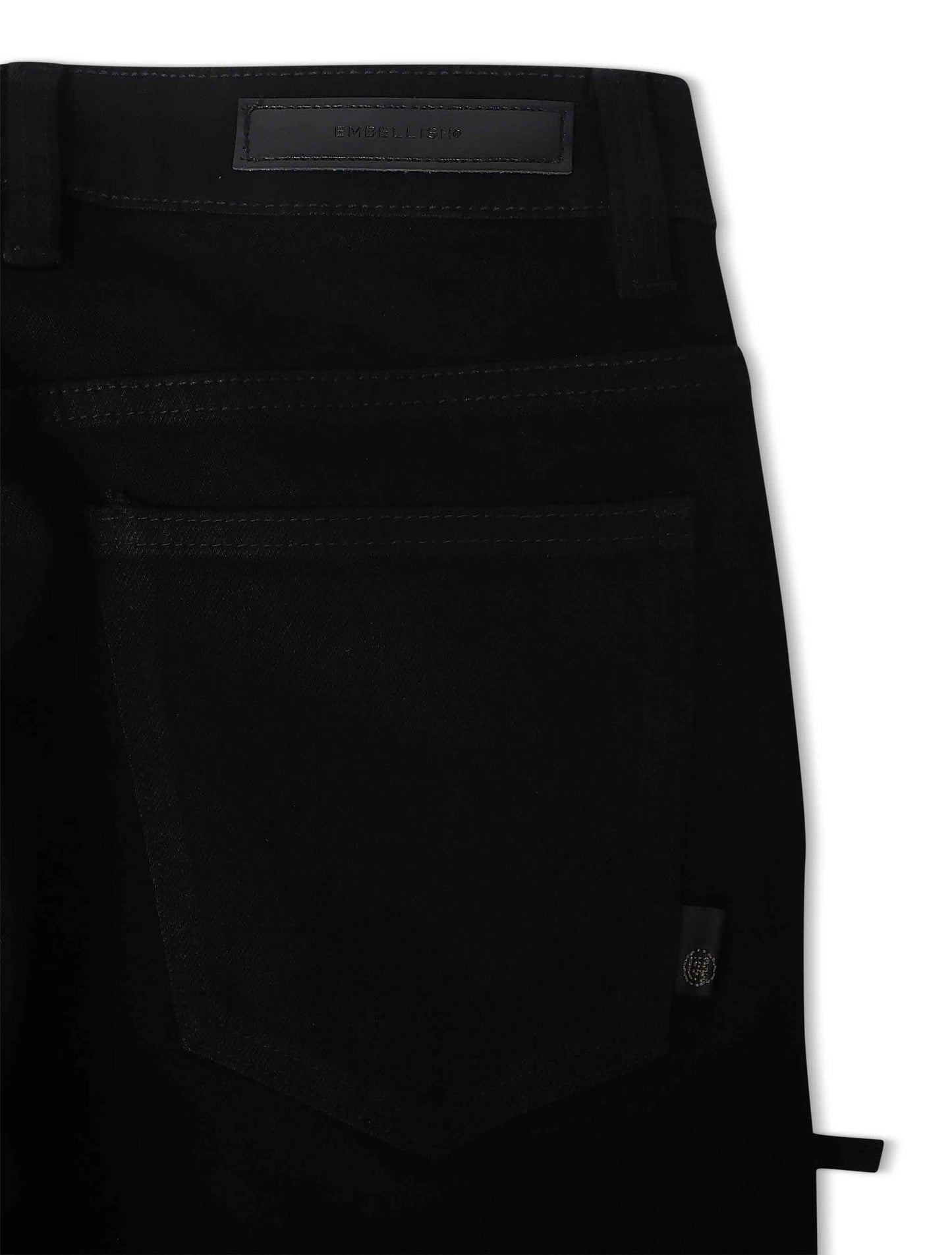 Embellish David Skinny Jeans - Jet Black