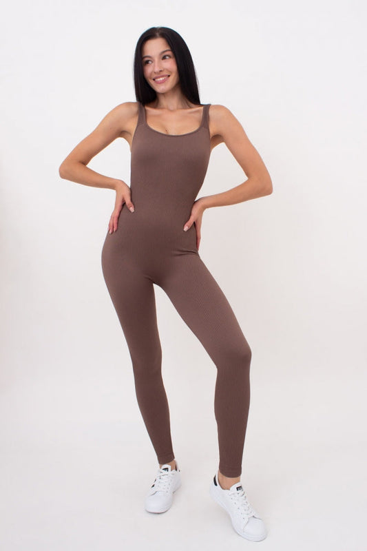 Seamless Ribbed Jumpsuit