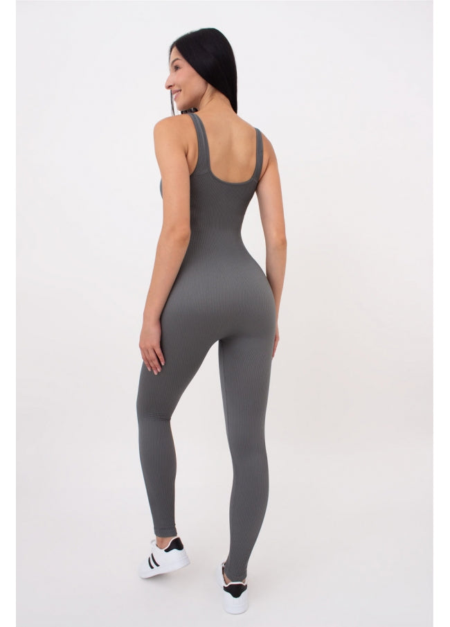 Seamless Ribbed Jumpsuit