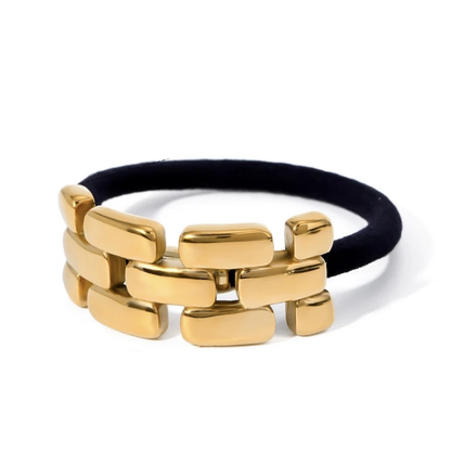 RIA Gold Hair Tie (Set of 2)