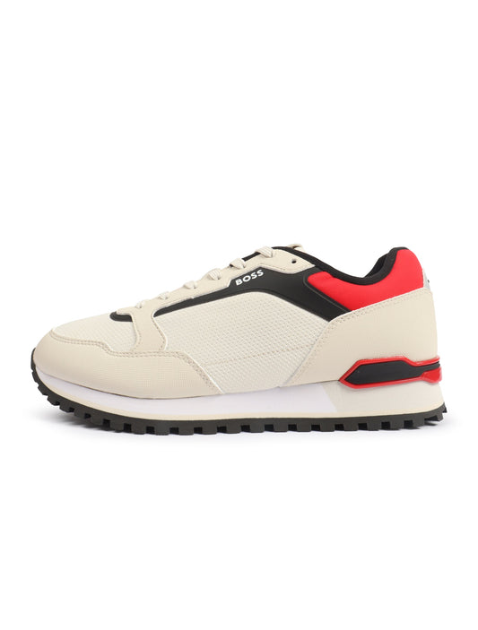 Hugo Boss Mens Parkour Runn Shoes - Light Beige