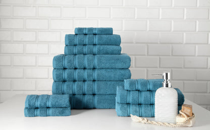 Antalya Turkish Cotton Towel Set of 12 - Classic Turkish Towels