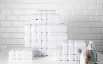 Antalya Turkish Cotton Towel Set of 12 - Classic Turkish Towels