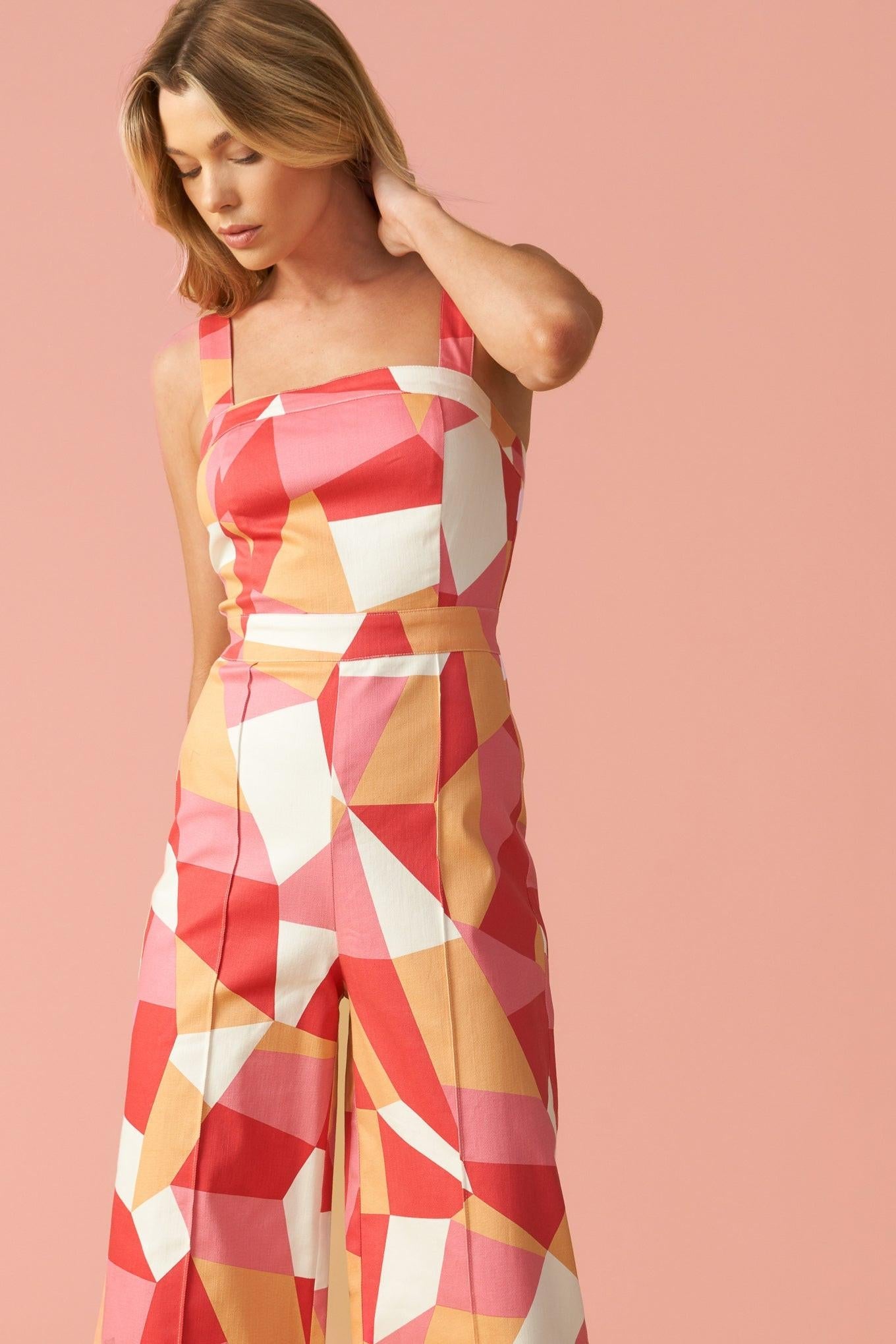 Stating the Obvious Twill Jumpsuit