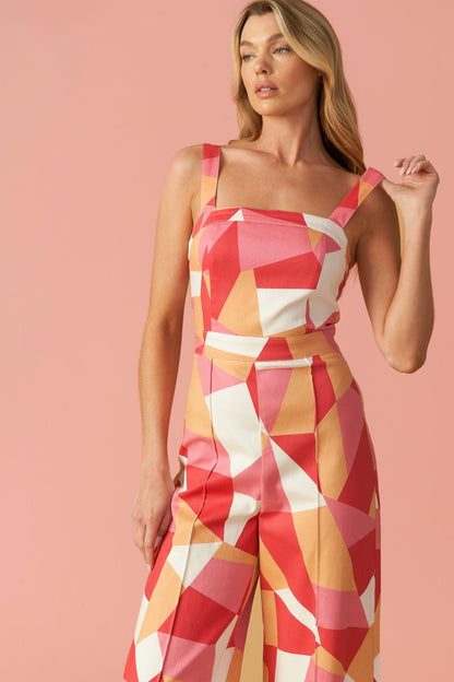 Stating the Obvious Twill Jumpsuit