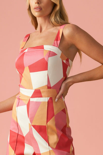 Stating the Obvious Twill Jumpsuit
