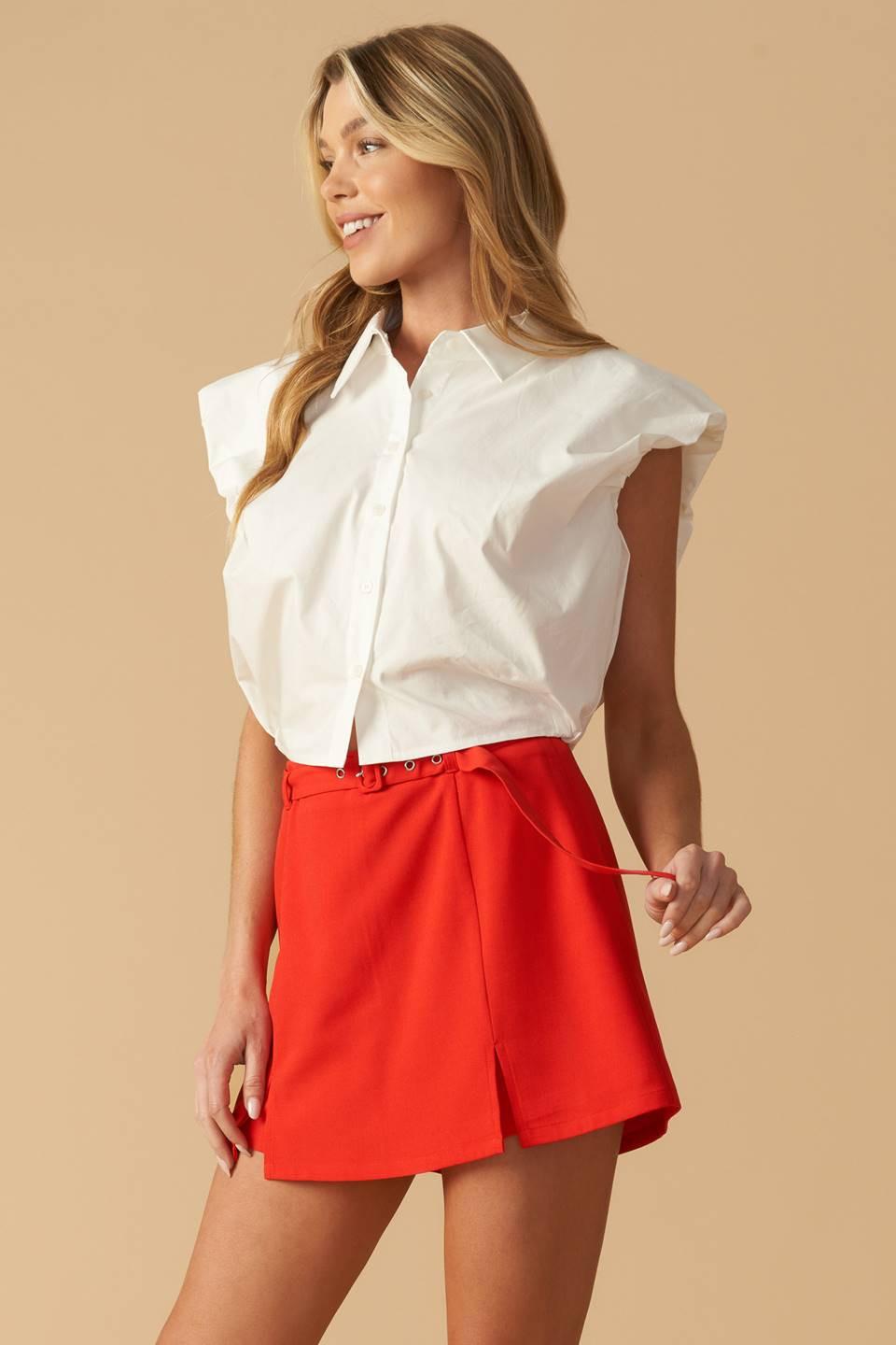 Off to Tomorrow Woven Skort