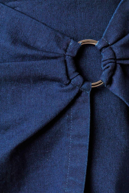 Taking Time Off Denim Woven Skort