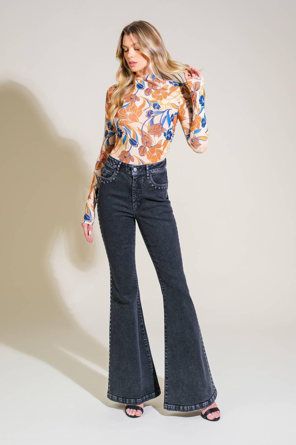 Effortless Ensemble Denim Pants
