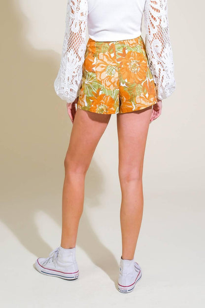 Wave of Elegance Woven Skort