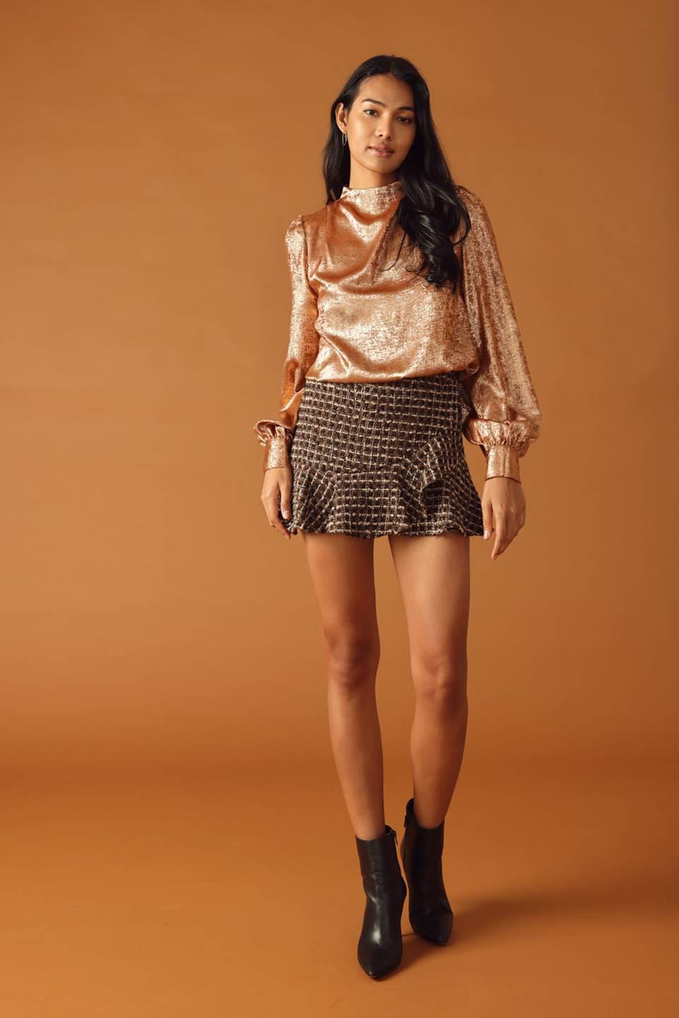 Letters From Manhattan Tweed Skort