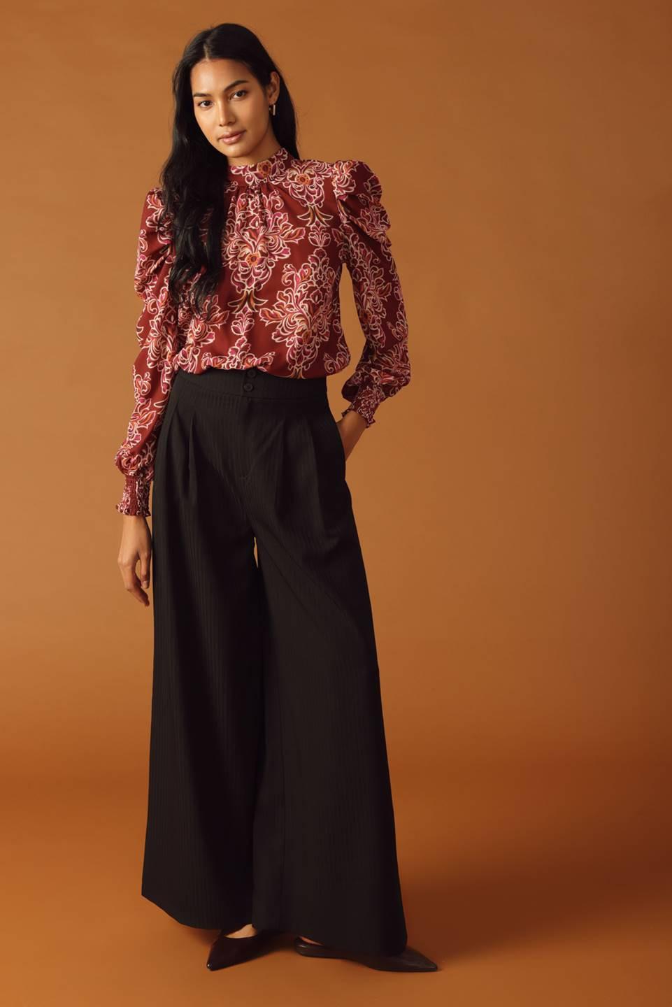 Sweet Reminiscence Woven Wide Leg Pants