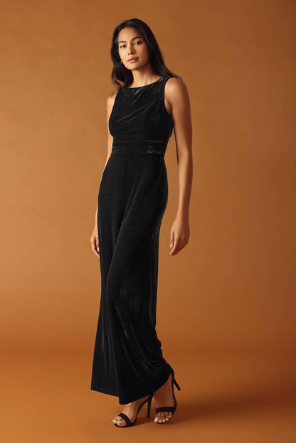 Final Touches Velvet Jumpsuit