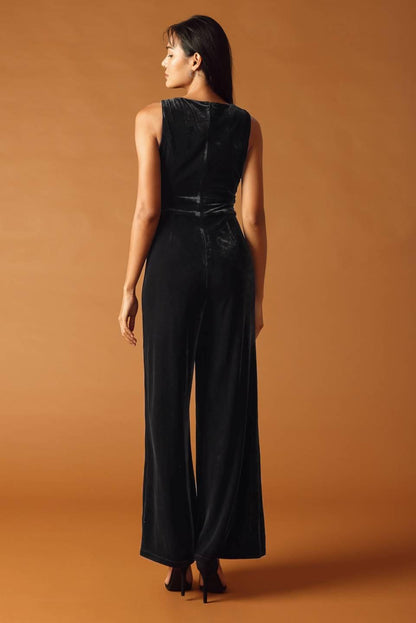 Final Touches Velvet Jumpsuit
