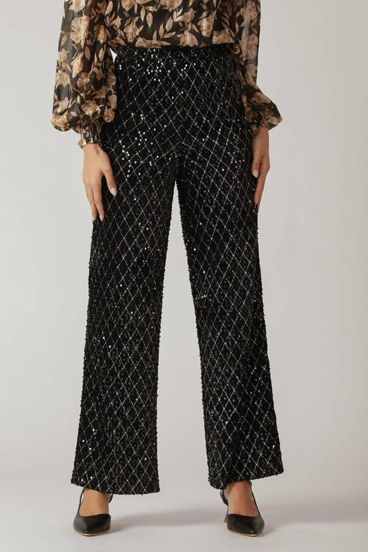 Running Out of Time Sequin Pants