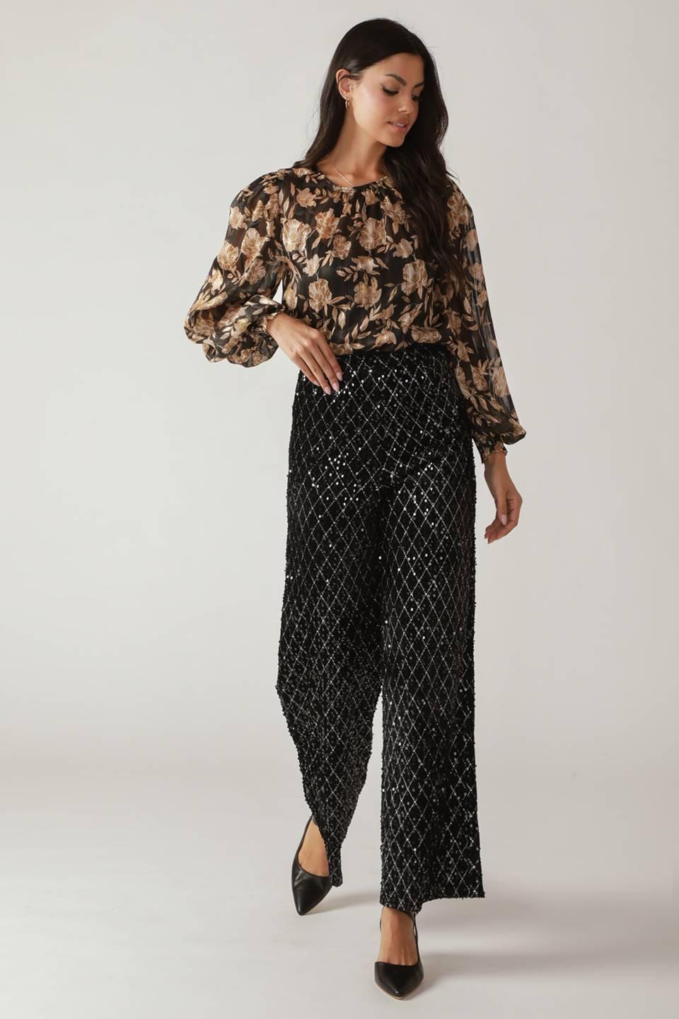 Running Out of Time Sequin Pants