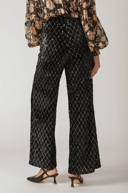 Running Out of Time Sequin Pants