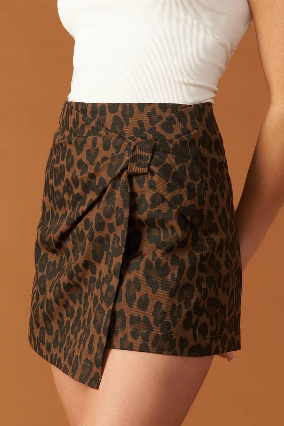 Midnight Train Twill Skirt