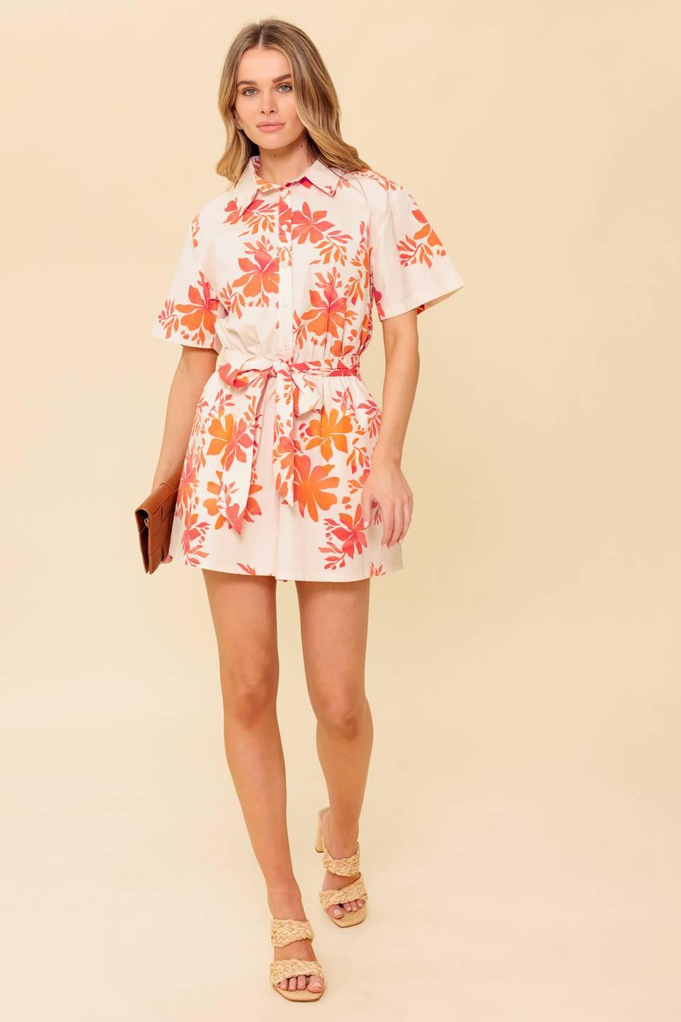 Southernmost Charm Woven Romper