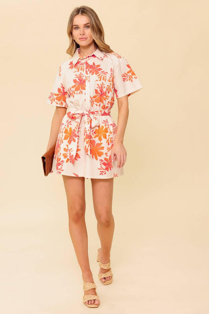 Southernmost Charm Woven Romper