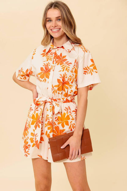 Southernmost Charm Woven Romper