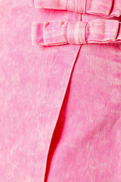 Urban Legend Pink Acid Woven Skort
