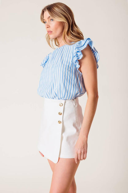 Dazzling Daybreak Woven Skort