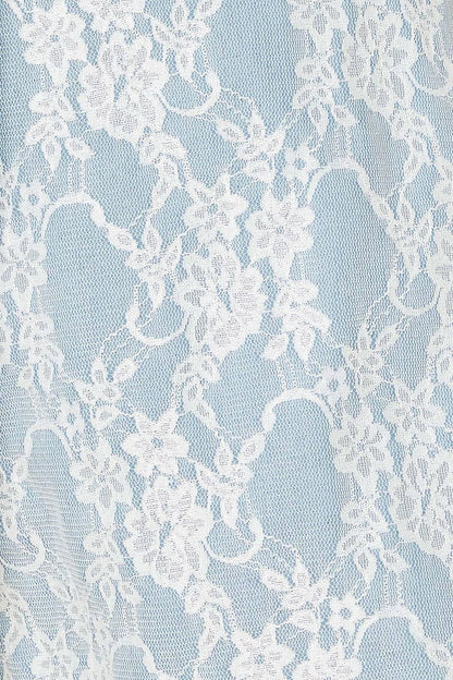 Moment Maker Denim Blue Woven Romper