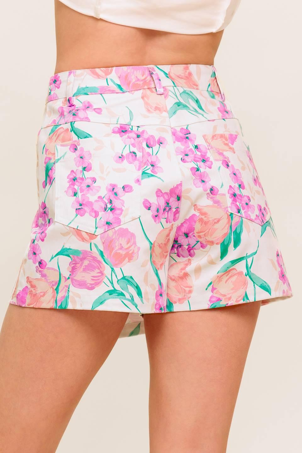 Rosewood Story Woven Skort