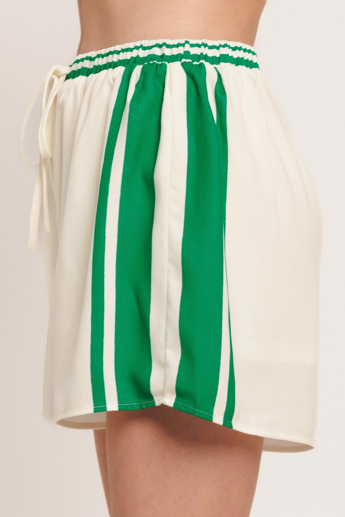 Riviera Stripe Woven Short