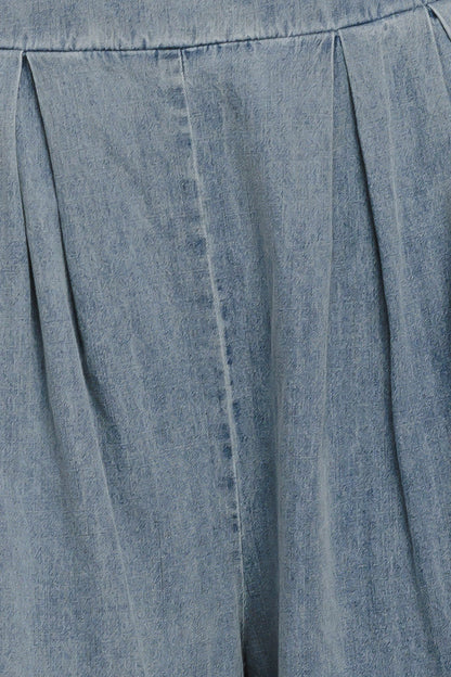 Relaxed Drape Lightweight Denim Pants