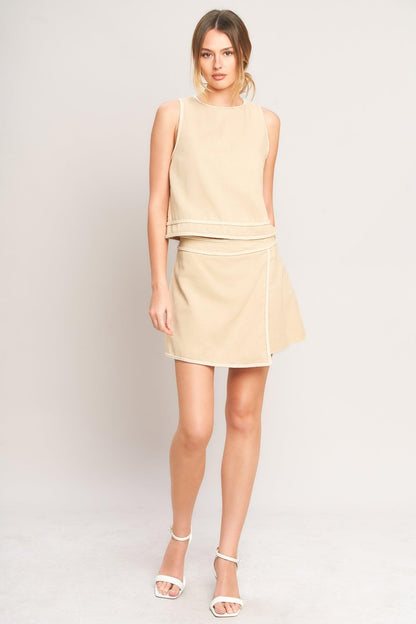 Elevated Essential Woven Skort