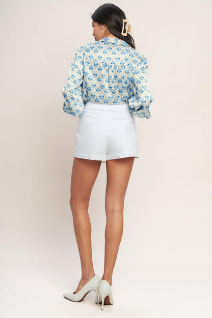 The Details Make it Woven Skort