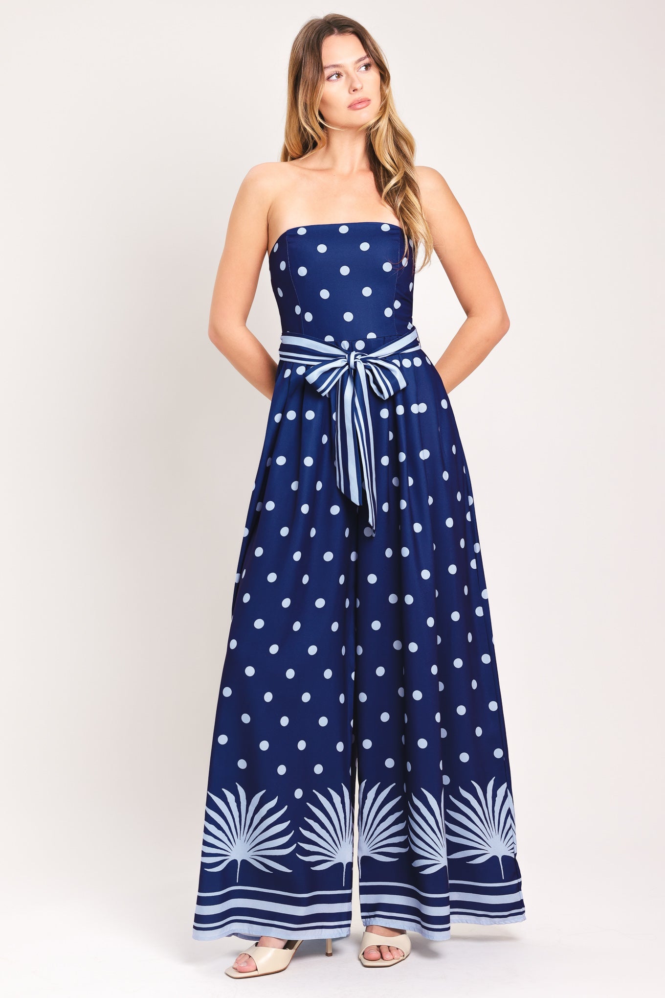 Coastal Sway Woven Jumpsuit