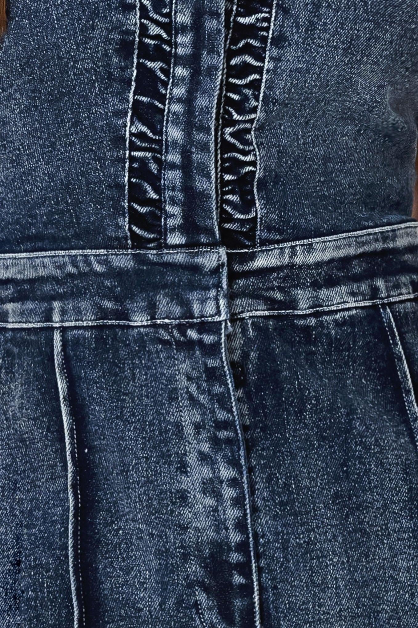 Cool Structure Denim Jumpsuit
