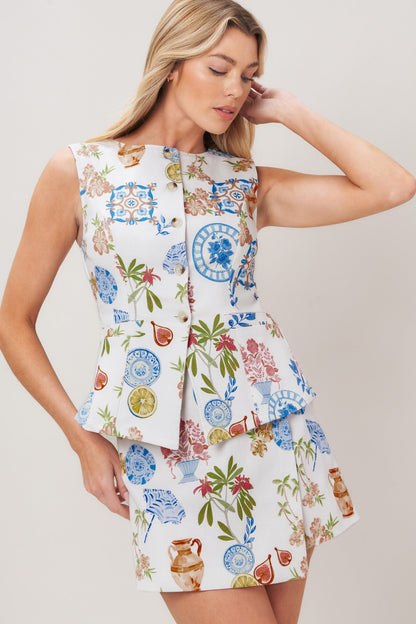 Summer Atelier Woven Skort