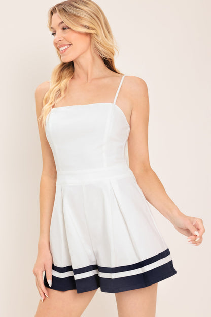Summer Harbor Woven Romper