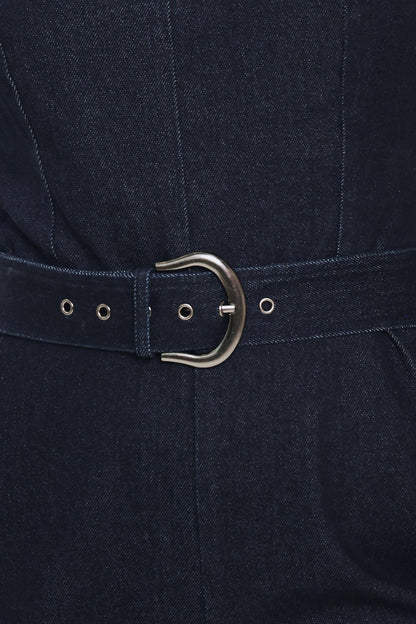 Modern Sweethear Denim Jumpsuit