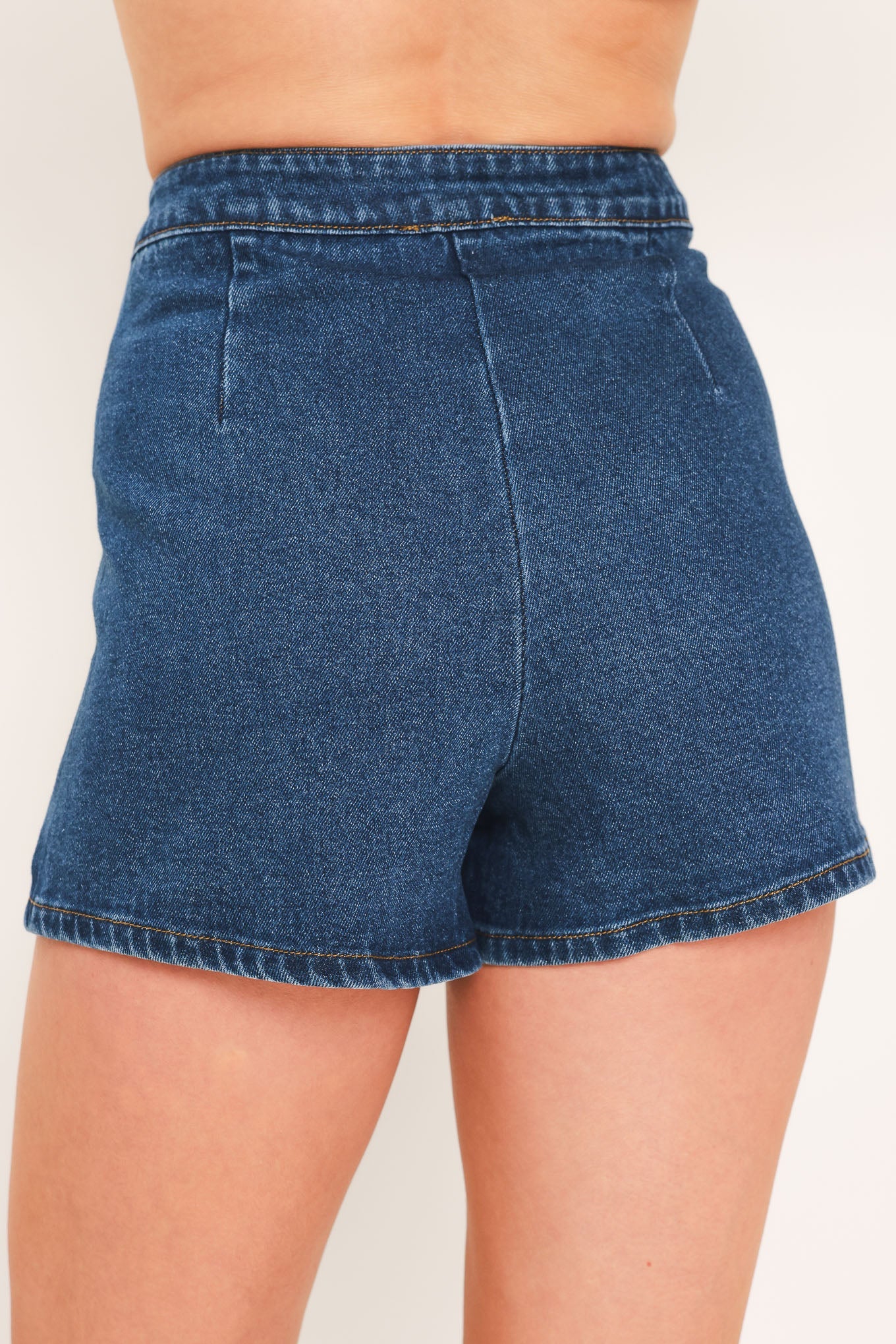 Western Pocket Denim Skort