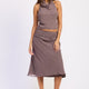 Lavender Brown Gingham