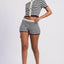 Ivory Navy Stripe
