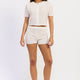 Ivory Pink Stripe