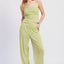 Avocado Ivory Stripe