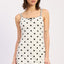 Ivory Black Polka Dot